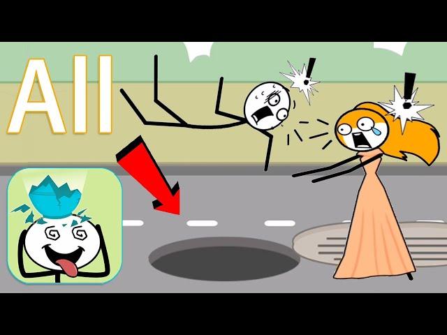 Drop the Item - New Update All Levels 51-150 - Fun Stickman Puzzle Game - Gameplay Walkthrough