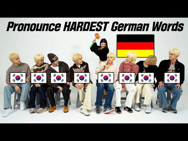 Can Koreans Pronounce HARDEST GERMAN Words? l FT. 8TURN