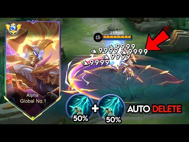 27 KILLS WTF!! THIS NEW ALPHA BUILD CAN 1 HIT ENEMIES!! - Mobile Legends