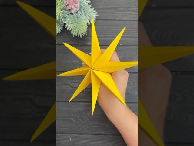 WoW!  Easy Paper Star Christmas Decorations 2024