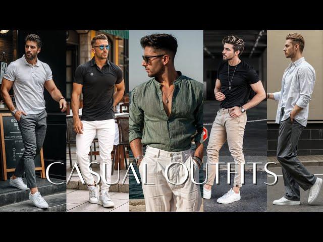 Attractive Casual Outfit Ideas For Men | Best Men's Fashion 2024 | Summer Outfit Ideas For Men 2024