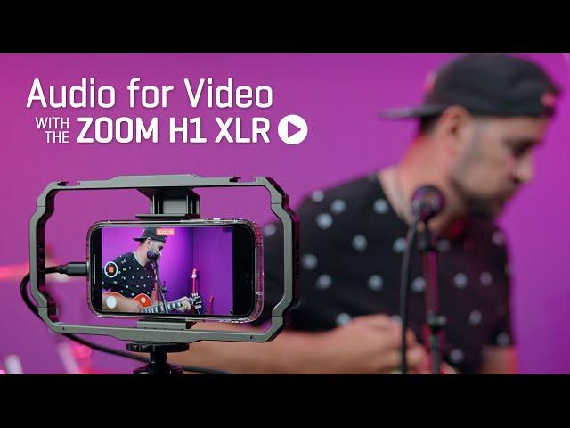 The Zoom H1 XLR : Audio for Video