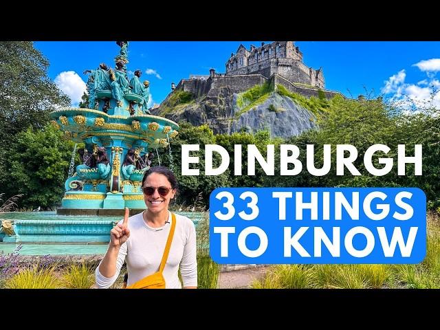 EDINBURGH TRAVEL TIPS: 33 Things to Know Before You Visit Edinburgh, Scotland