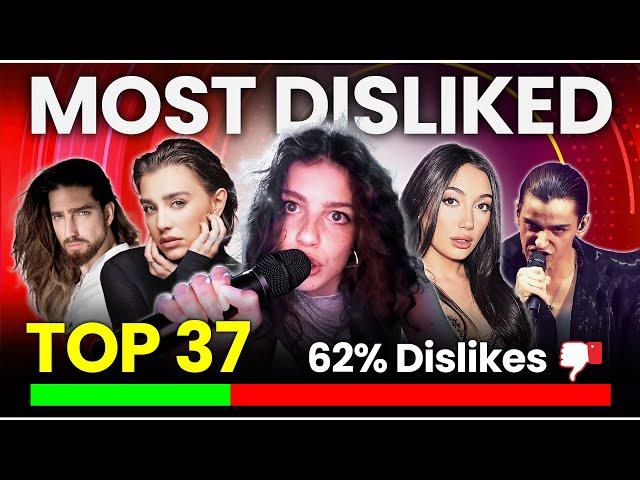 TOP 37 - Most Disliked Songs - Eurovision 2025 - All Songs!