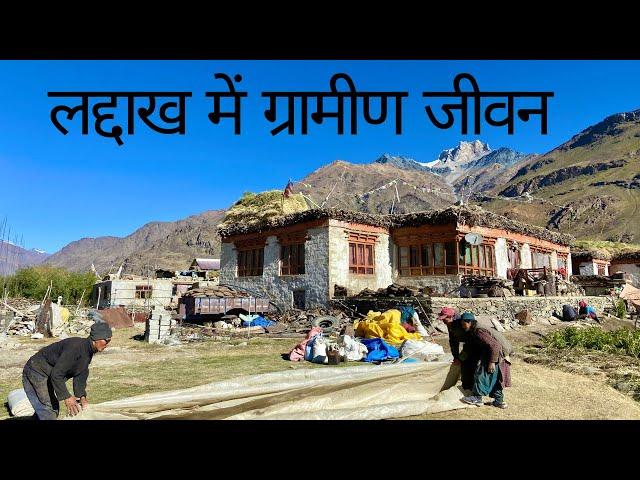 Village Life In the Cold Desert of Ladakh |  Village Life in the remote Himalayas | The Young Monk |