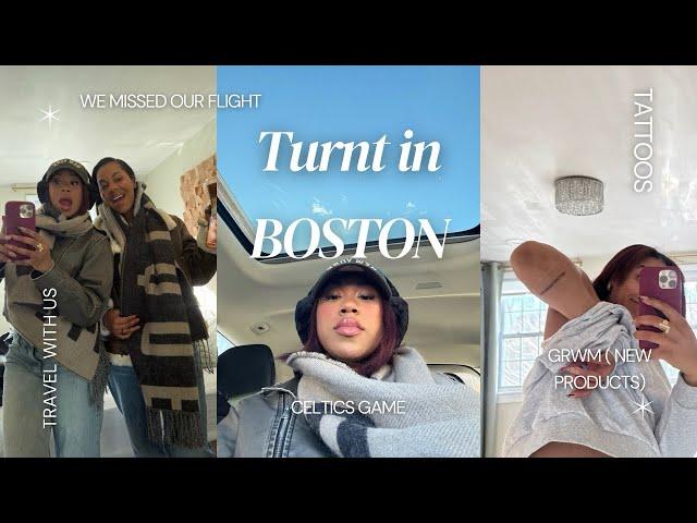 48 HOURS IN BOSTON | tattoos , celtics game , we missed our flight back home #vlog