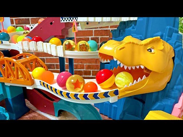 Satisfying Building Blocks Marble Run Race ASMR Water Marble Run