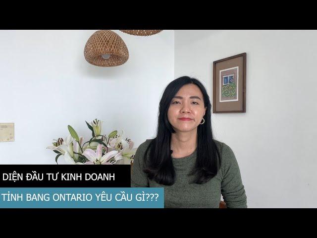 ĐỊNH CƯ CANADA | DIỆN KINH DOANH ONTARIO