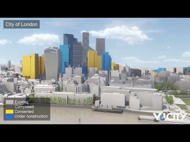 NLA London Tall Buildings 2023 with VU.CITY