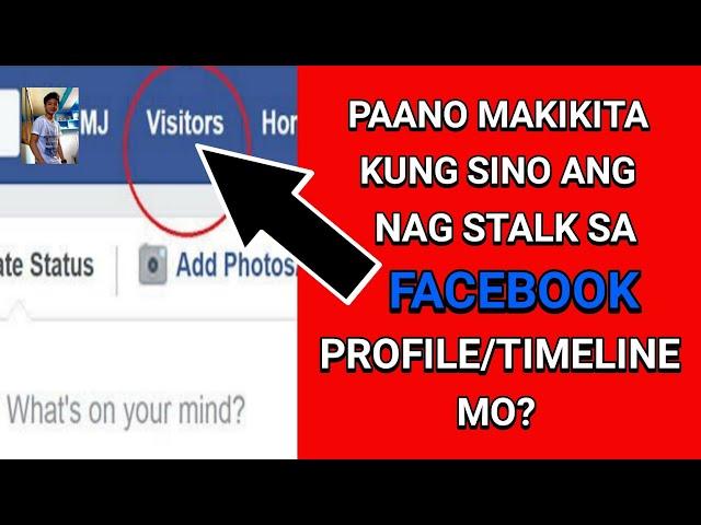 HOW TO KNOW WHO STALK TO YOUR FACEBOOK PROFILE/TIMELINE?