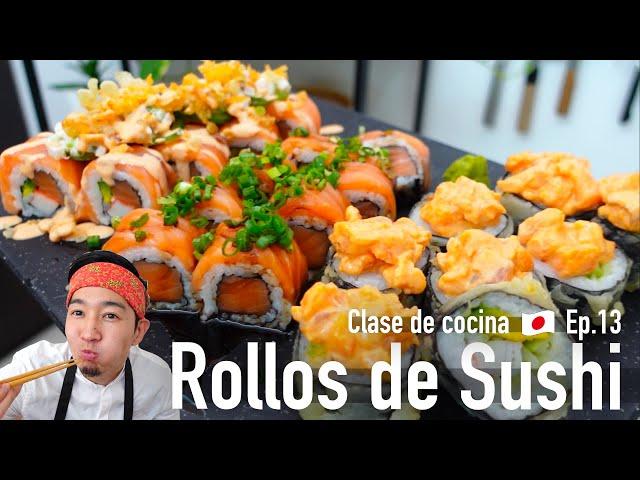 ¿Cuál Sushi te gusta más? Preparé 3 tipos de Rollo Salmón ,  #Ep.13 | Cocina Japonesa Con Yuta