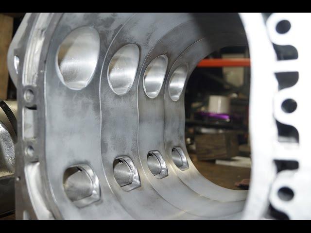 4 Rotor Hybrid Race Engine Build for 767b Mazda Race Car