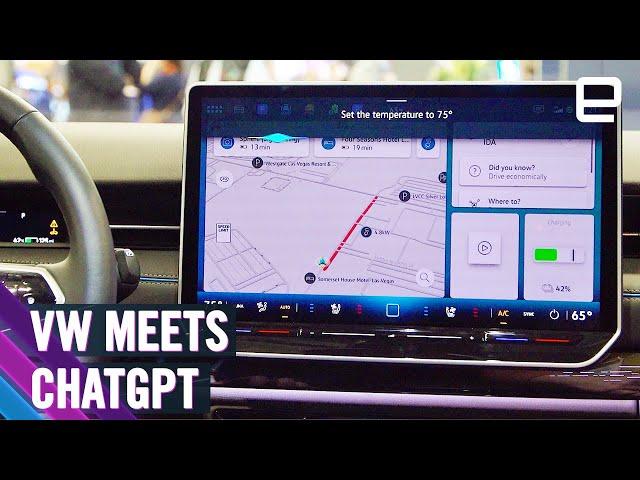 Volkswagen brings ChatGPT to its cars at CES 2024