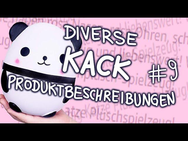 Diverse Kack Produktbeschreibungen #9