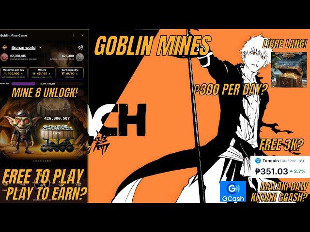 Goblin Mines | ₱300 Per Day? | Mine 8 Unlocked ( Tagalog )