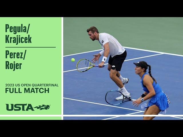 Pegula/Krajicek vs. Perez/Rojer Full Match | 2023 US Open Quarterfinal