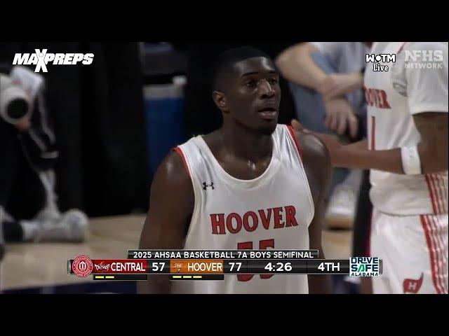 HIGHLIGHTS: 4-star Tennessee signee DeWayne Brown dominates for Hoover in Alabama 7A semifinals 