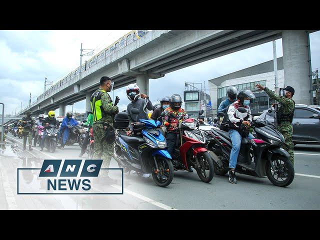 Violators caught as Metro Manila completes Day 1 of ECQ return | ANC