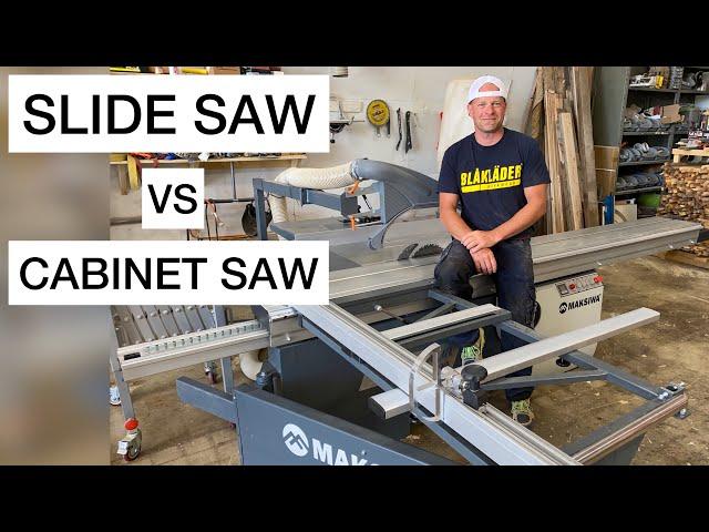 Slide vs cabinet table saw