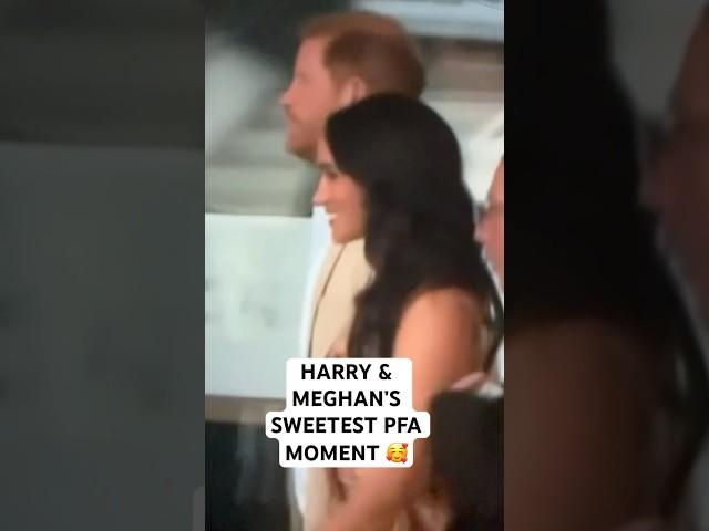 PRINCE HARRY & DUCHESS MEGHAN’S SWEETEST PDA MOMENT DURING THEIR VISIT TO COLOMBIA ️ #shorts