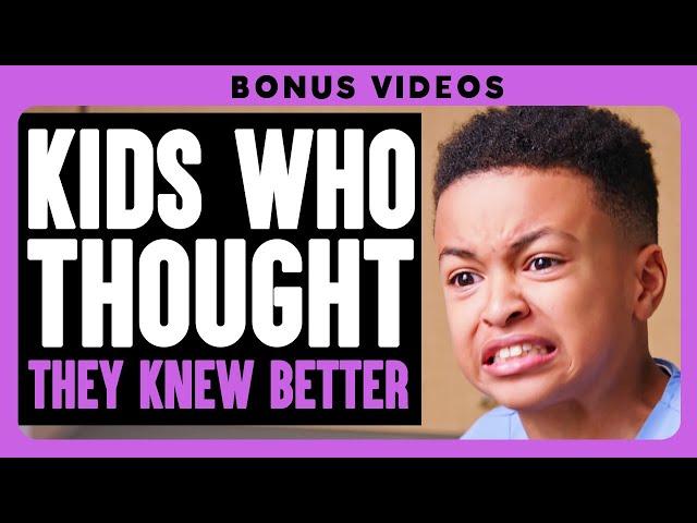 Kids Who Thought They Knew Better | Dhar Mann Bonus Compilations