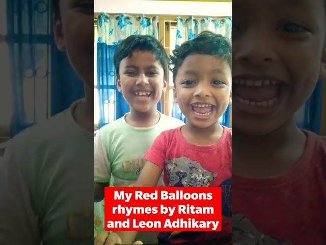 My Red Balloons rhymes by Ritam and Leon Adhikary