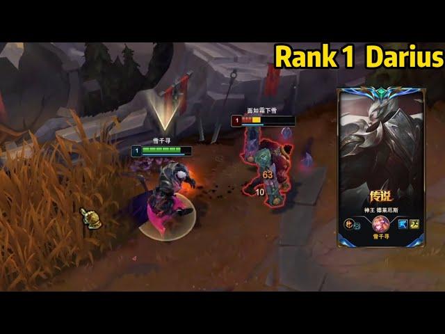 Rank 1 Darius: The Only Challenger Darius OTP in CN Server be Like...