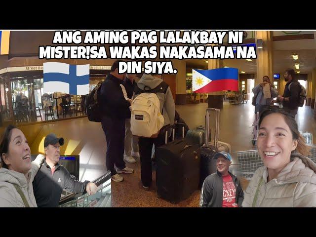 ANG AMING PAG LALAKBAY NI MISTER+SA WAKAS KAMI NG DALAWA UMALIS|FILIPINA COUPLE IN FINLAND|️