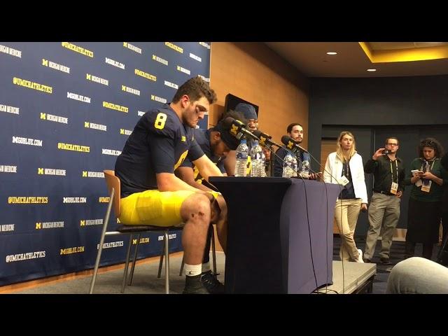 Michigan’s John O’Korn emotional after loss to Ohio State