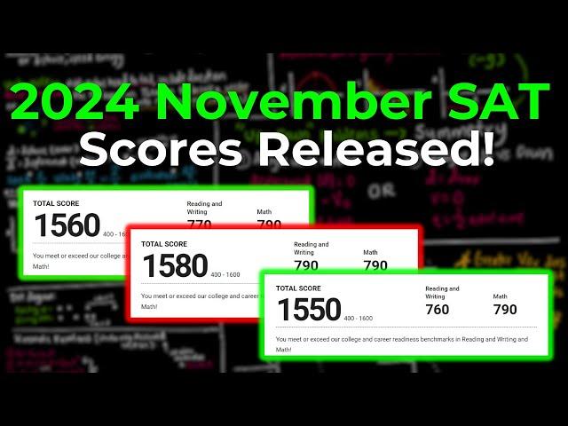 November 2024 SAT Scores Released - What To Do Next?