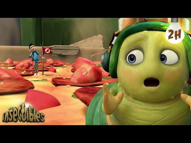 Panic in Pizzaville |  Antiks & Insectibles  | Funny Cartoons for Kids | Moonbug