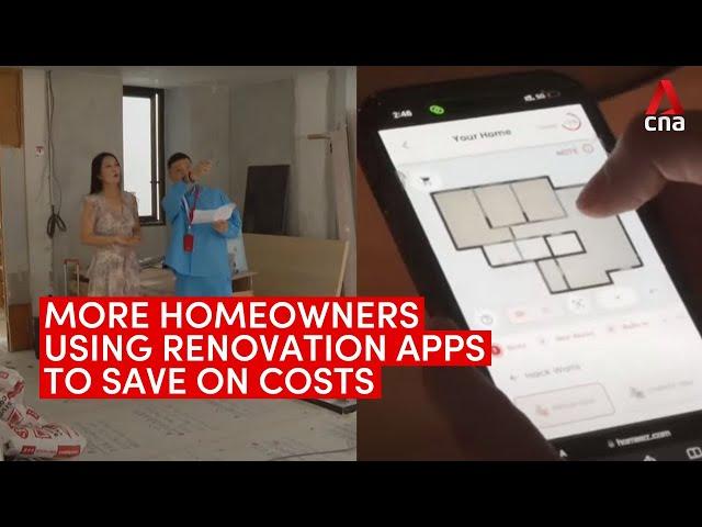 Homeowners in Singapore turning to renovation apps to save on costs