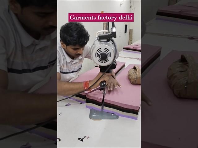 straight knife fabric cutting garment factory #garments #viralvideo #textils#viralshorts #trending