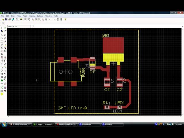 Cadsoft EagleCAD Tutorial - Layer Manipulation