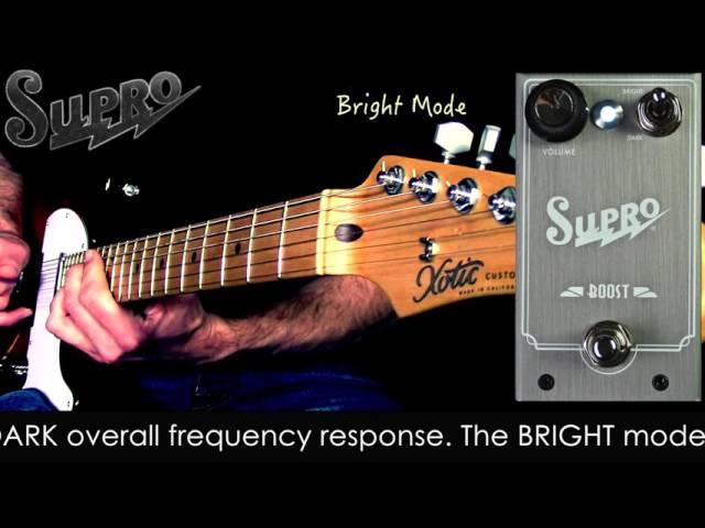 Supro 1303 "Boost" Pedal Official Demo by Mike Hermans