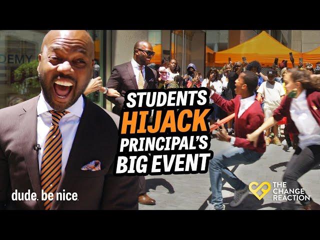 Principal Served Surprise of his Life!