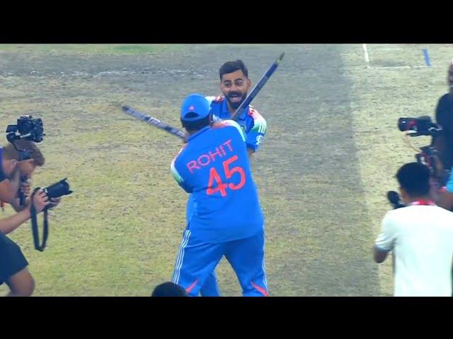 Virat Kohli and Rohit Sharma did Victory Dandiya Dance after winning the Ind vs NZ Champions Trophy