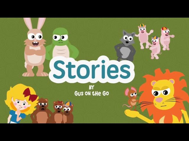 Stories by Gus on the Go - Turtle & Rabbit - Hebrew