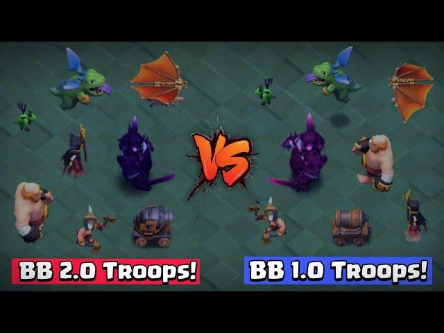 New vs Old Builder Base Troops! - Clash of Clans