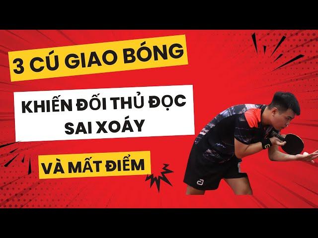 3 Cú Giao Khiến Đối Thủ Đọc Sai Xoáy, Đỡ Sai & Tự Thua!