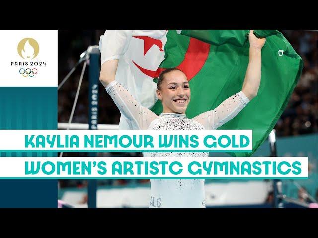 Kaylia Nemour  Africa's first ever gymnastics medallist!  | #Paris2024 Highlights