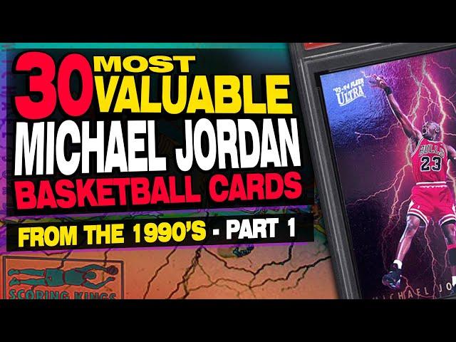 TOP 30 Michael Jordan Most Valuable Basketball Cards from the 90's #basketballcards #sportscards