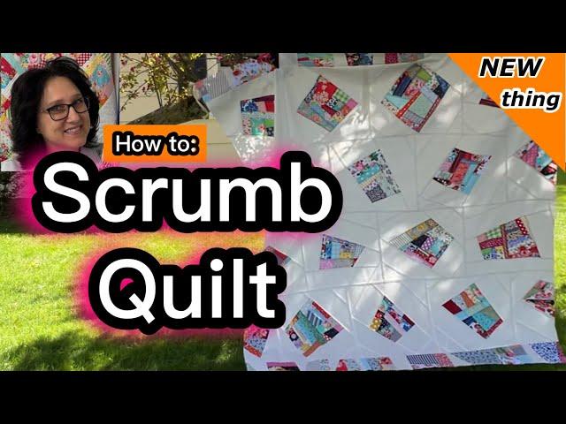 NEW Scrappy Crumb Quilt Block / Easy SCRUMB Quilt