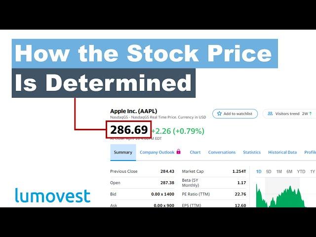 How is the Stock Price Determined? | Stock Market for Beginners (Part 1) | Lumovest