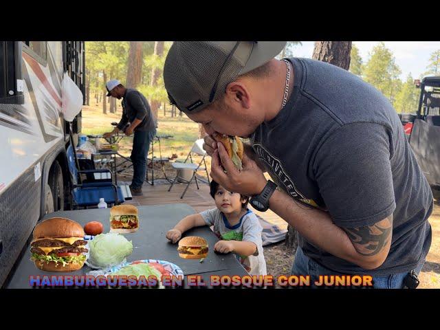 Y LLEGÓ JUNIOR A COMER HAMBURGESAS MI PAPÁ NO LE HACE CONFIANZA MÍRENLO️