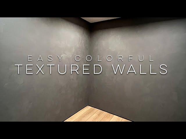 Fast and Easy Modern Textured Wall Finish!