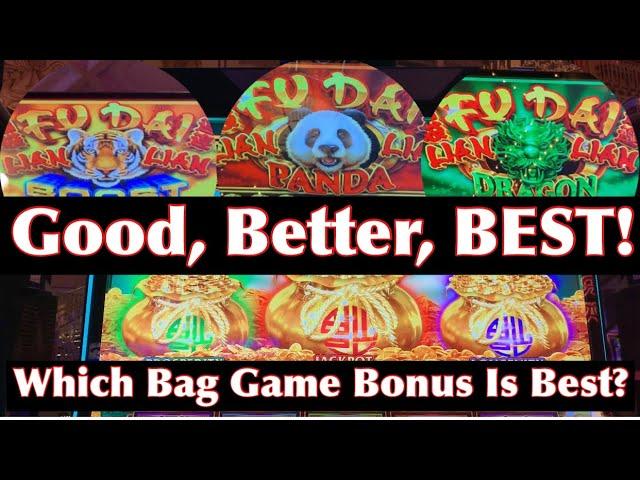 Good, Better, Best -- Three Bonuses on the Fu Dai Lian Lian Bag Game (Tiger Boost, Dragon, Panda)