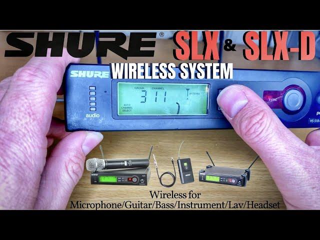 Shure SLX & SLX-D Wireless System - Demo/Overview/Setup/Guide