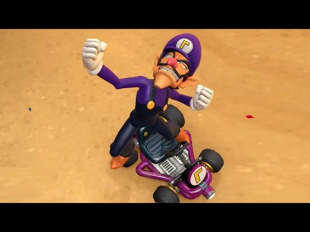 Mario Kart World - 50cc Cherry Rally - Knockout Tour (Waluigi Gameplay) - [NintendoHQ]