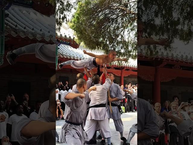 Shaolin Monk balances on spears  | Shaolin Temple